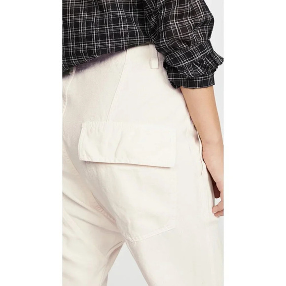 Nili Lotan Luna Eggshell Pants Size 10 NWT $355 - Picture 4 of 11